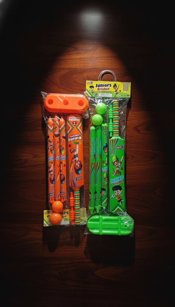 junior plastic cricket kit