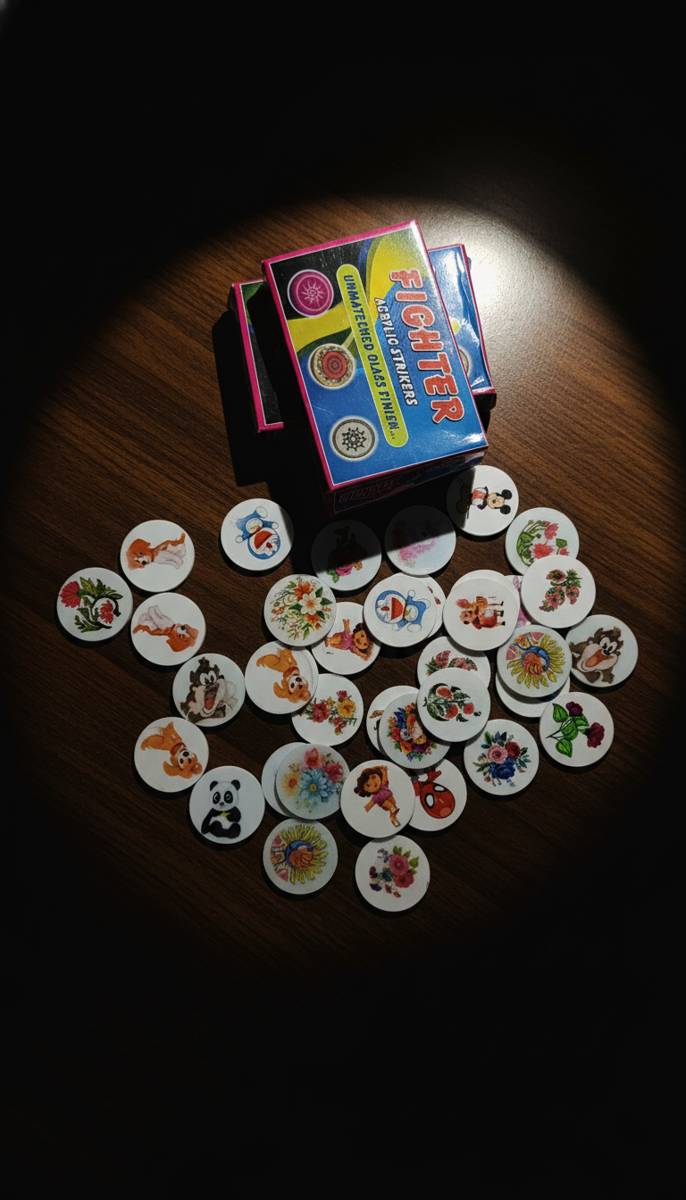 Cartoon Print Carrom Strikers